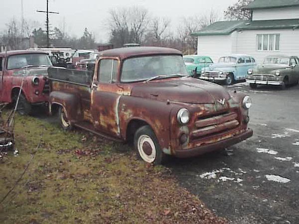1955 Dodge stepside pickup from Indiana 315 cu in engine not running